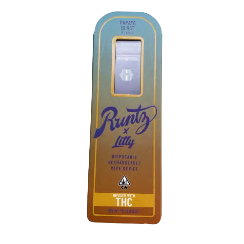 Papaya Blast Runtz X Litty Disposable Vapes 1ml Wholesale & Custom Runtz X  Litty Australia Runtz Disposable