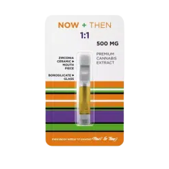NOW + THEN – 1:1 RATIO – DISTILLATE VAPE CARTRIDGE (500mg)