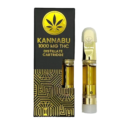kannabu premium-d9 distillate cartridge with box
