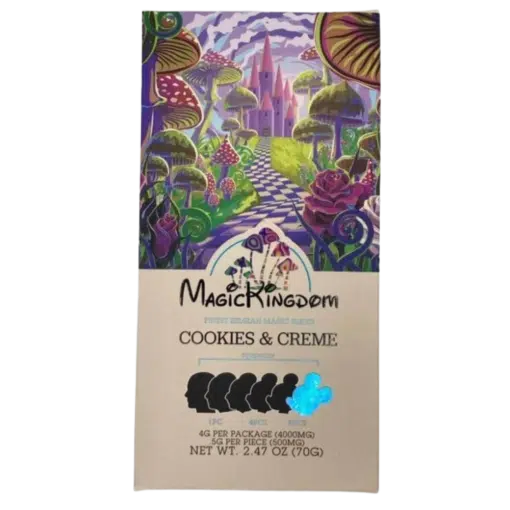 MAGIC KINGDOM – COOKIES AND CREAM CHOCOLATE BAR (4000mg)