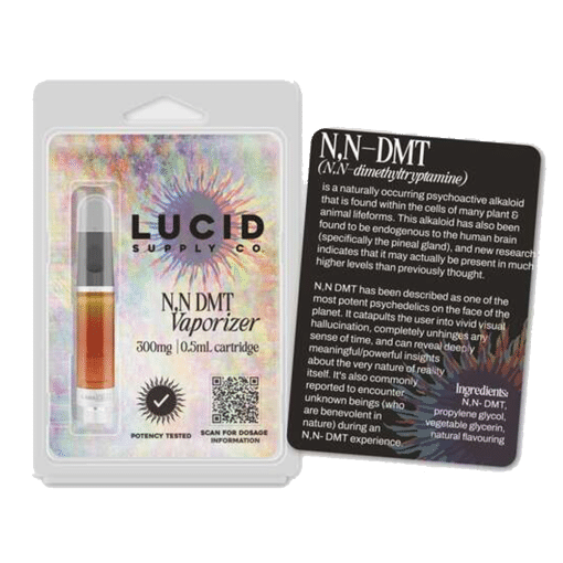 LUCID SUPPLY CO - N, N- DMT 0.5mL VAPE CARTRIDGE (300mg)